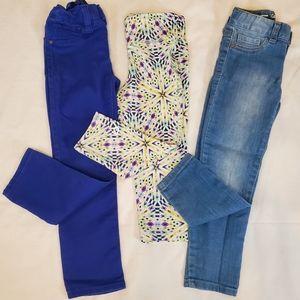 Cat & Jack, Squeeze, GapFit. 3pc pant set. Size 4, XS